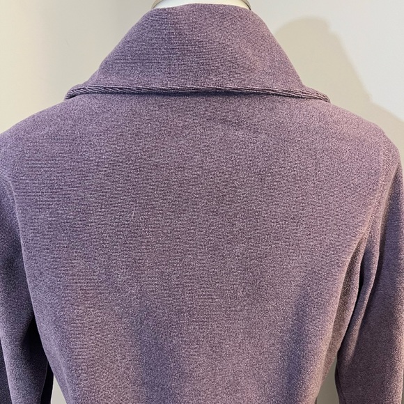 Adidas Purple Sweatshirt with High Collar and Full Zip - Picture 8 of 16